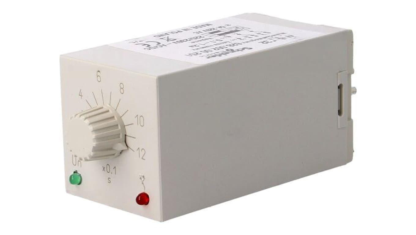 Moduł automatyki przekaźnik czasowy, na panel, na szynę DIN, podstawka, PIN: 11, gniazdo okrągłe, IP40, RTX-132 220/230 1,2SEK