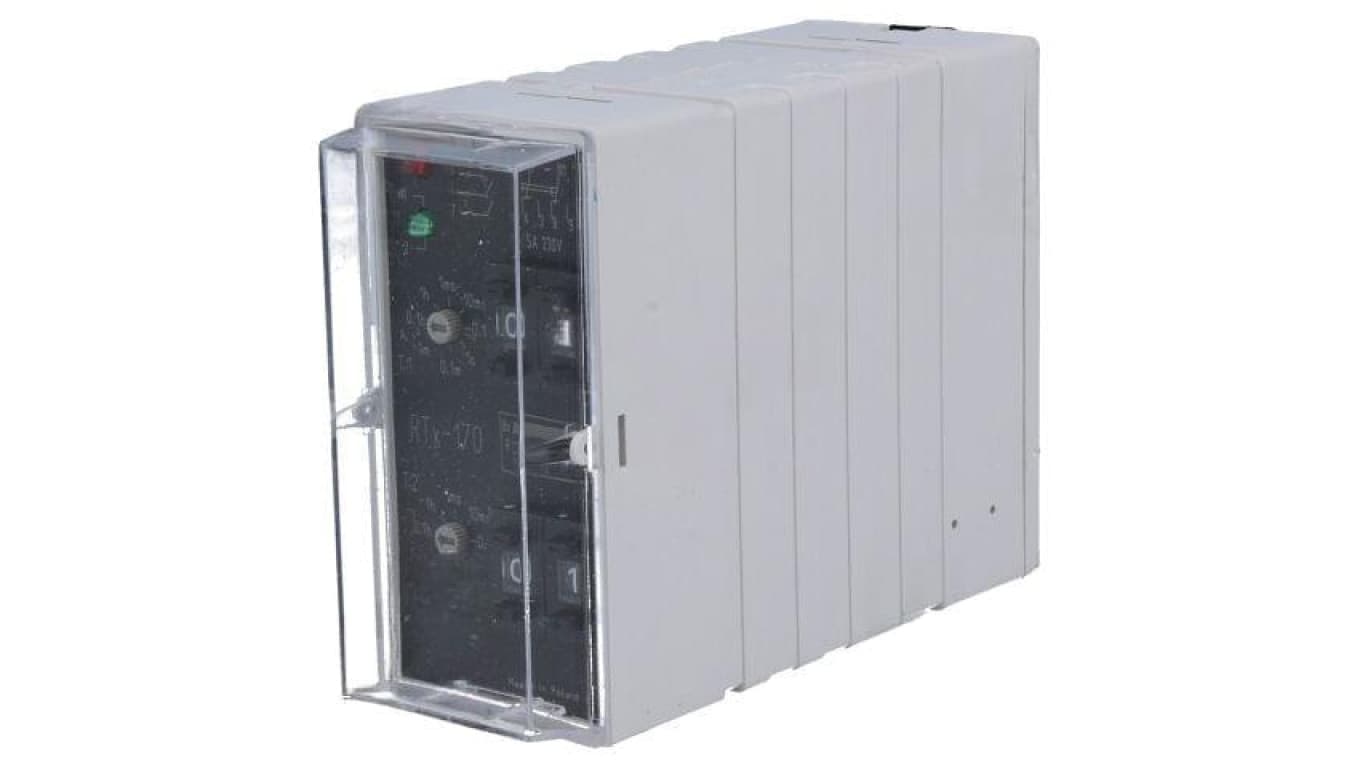 Moduł automatyki przekaźnik czasowy, na panel, na szynę DIN, podstawka, PIN: 11, gniazdo okrągłe, IP40, RTX-170 220/230