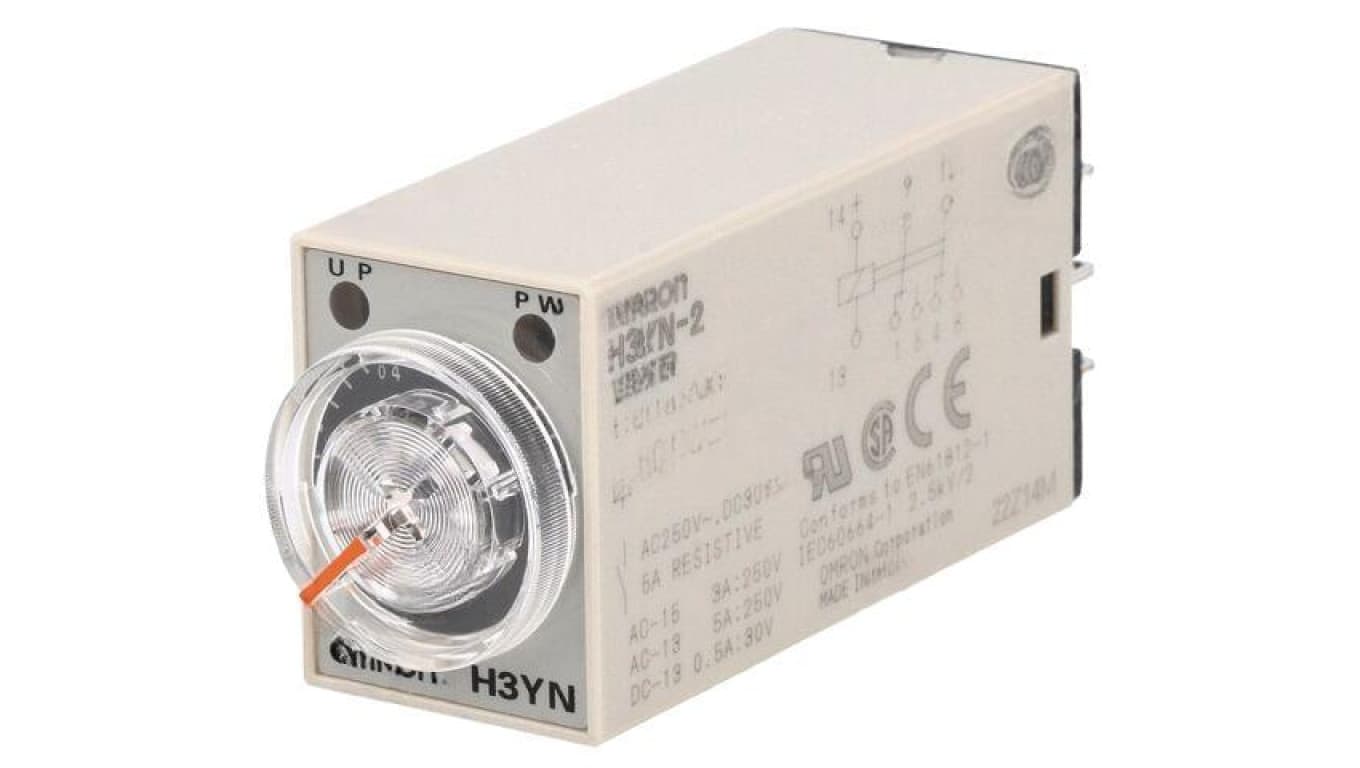 Moduł automatyki przekaźnik czasowy, podstawka, 250VAC/5A, IP40 H3YN-2 DC12