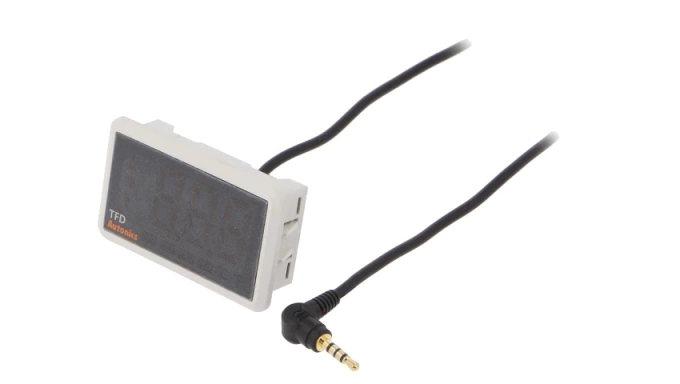 Moduł typu wyświetlacz o wymiarach 31,5x52x12mm, przewód 3m TFD-3