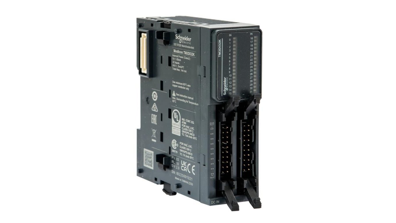 Moduł wejść cyfrowych, 32 wejścia, 24V DC, TM3DI32K