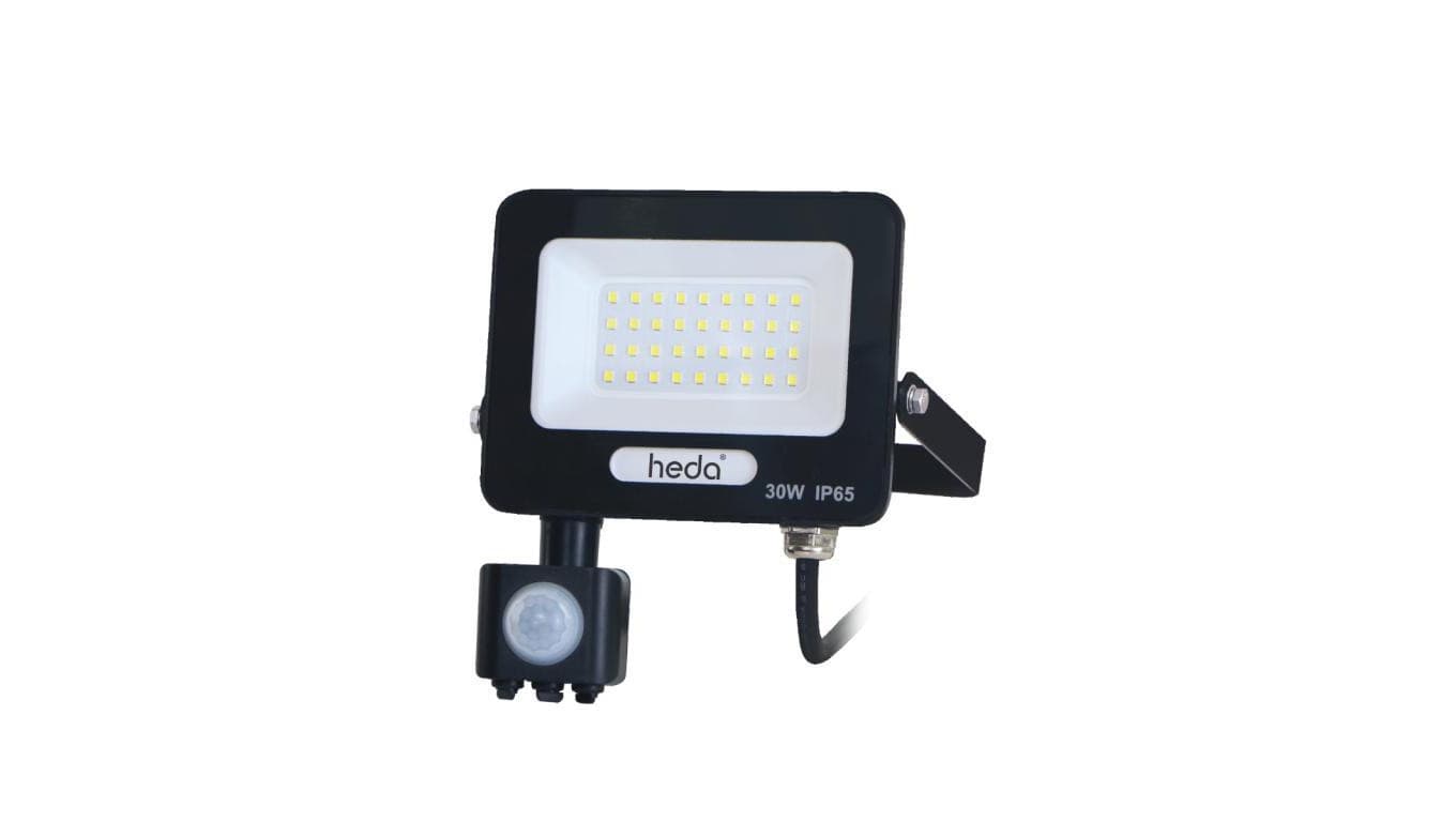 Naświetlacz LED projektor 30W 3000lm 6000K IP65 PIR czujnik ruchu 120D