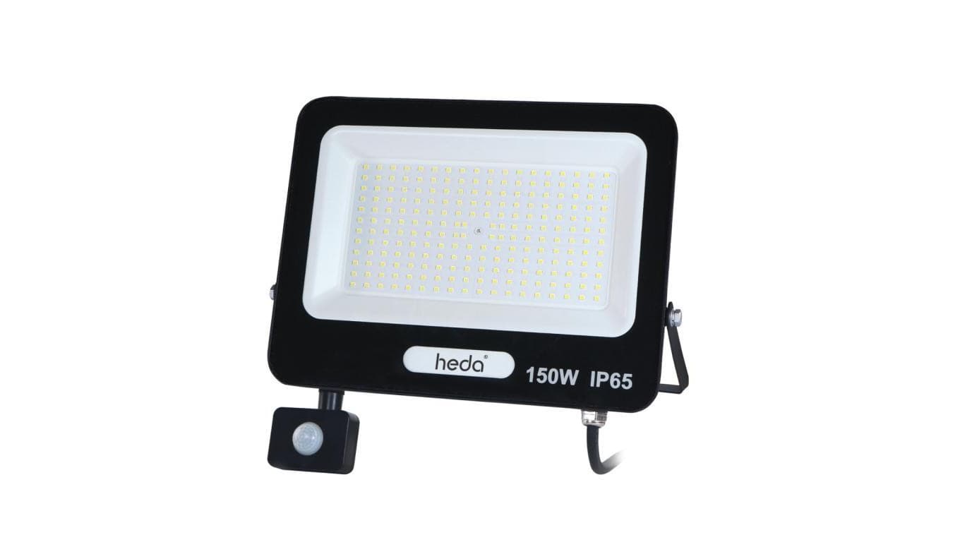Naświetlacz projektor LED 150W 15000lm 6000K IP65 PIR czujnik ruchu 120D