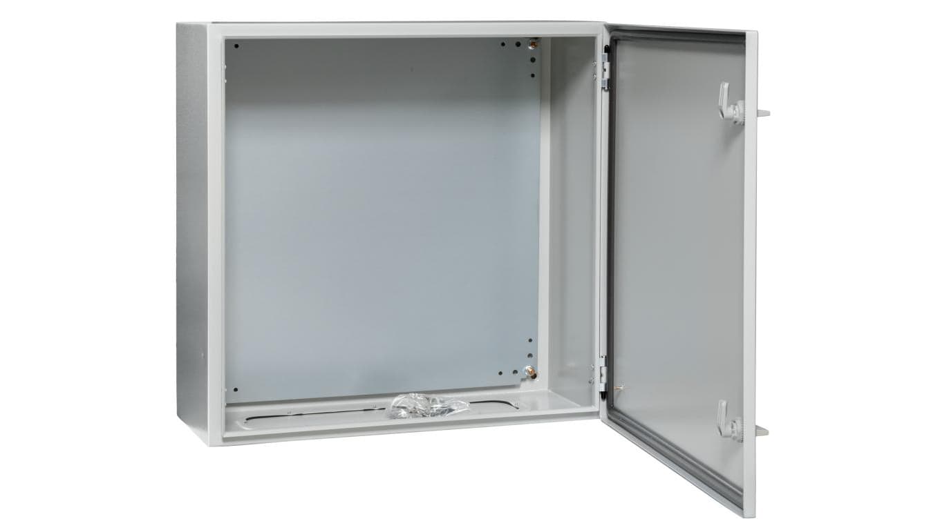 Obudowa metalowa 1200x1000x300 IP65 IK10 RAL 7035 z płytą montażową stalową GEP-00198