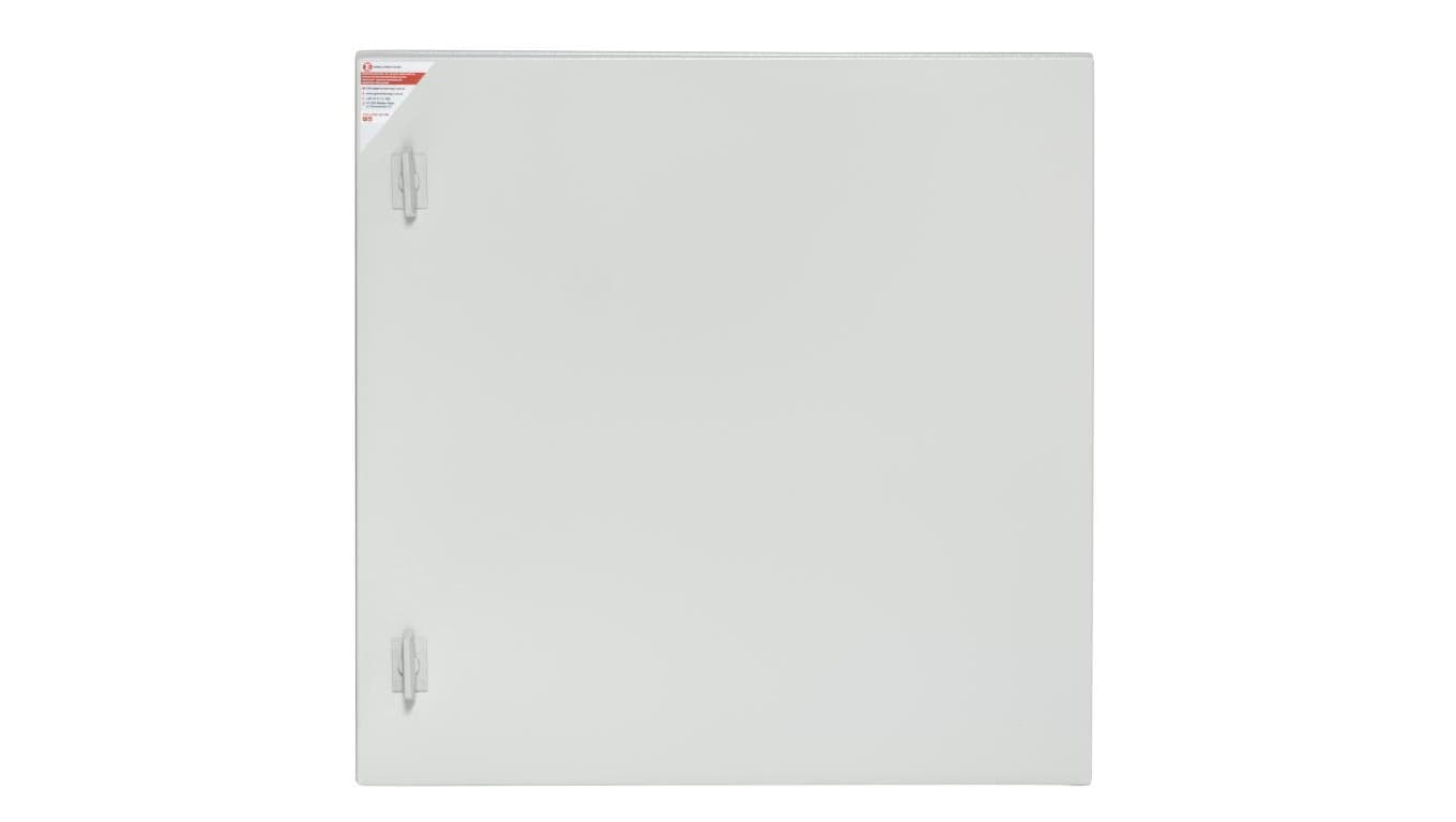 Obudowa metalowa 600x600x300 IP 65 IK10 RAL 7035 z płytą montażową stalową GEP-00182