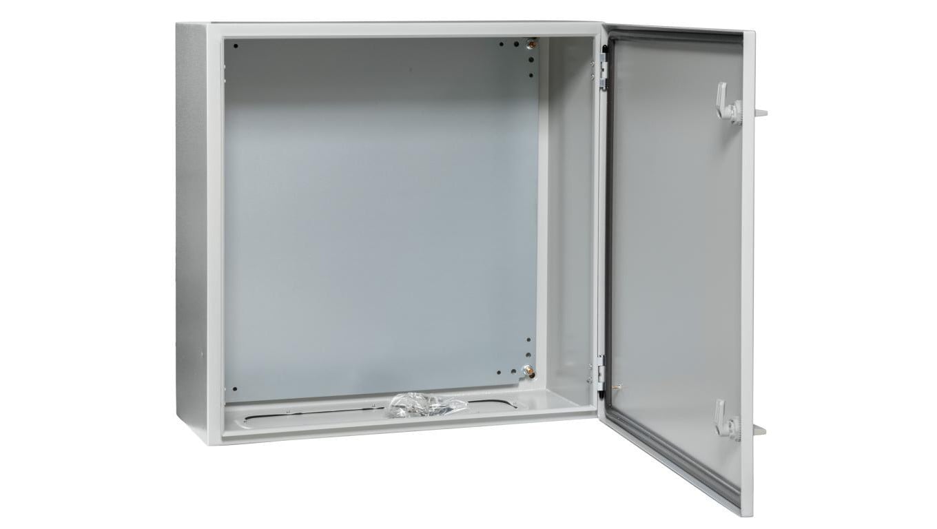 Obudowa metalowa 800x800x200 IP 65 IK10 RAL 7035 z płytą montażową stalową GEP-00183