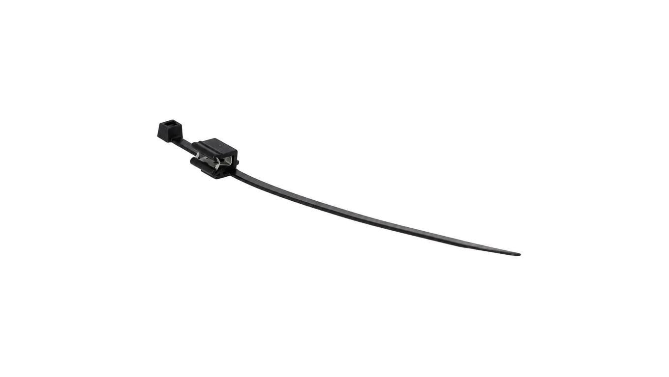 Opaski zaciskowe czarne z klipsem do PV UV EC5-4.8*280-100 szt GEP-00212