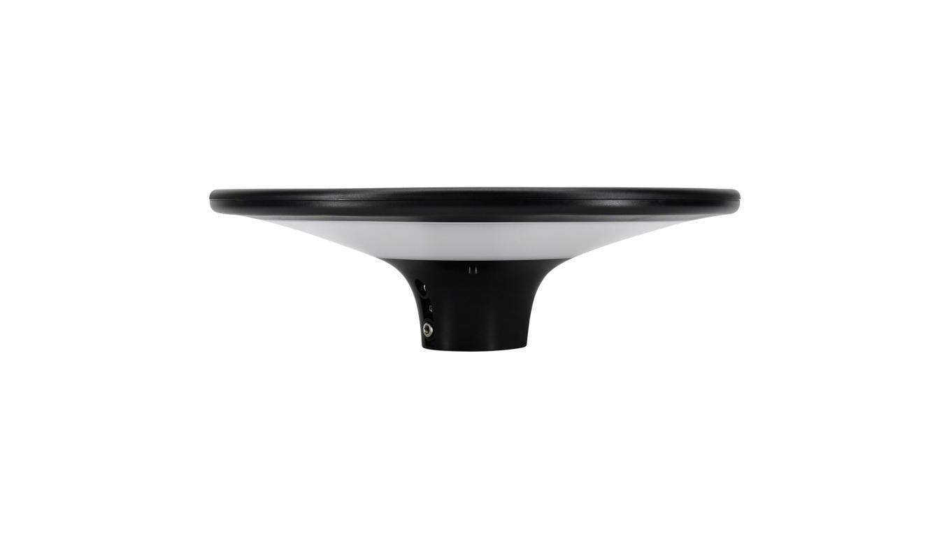 Oprawa, lampa solarna parkowa LED SOLUM 20W 2200lm CCT 3000-4000K IP65 czarna BEMKO