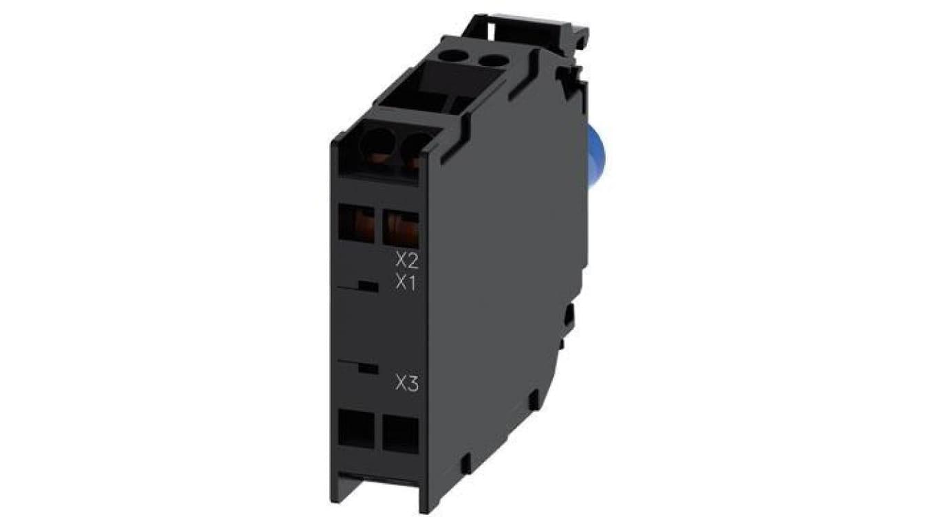 Oprawka blok LED 3 kolory czerwony-żółty-zielony 24V AC-DC montaż czołowy przył sprężynowe SIRIUS ACT 3SU1401-1BB24-3AA0