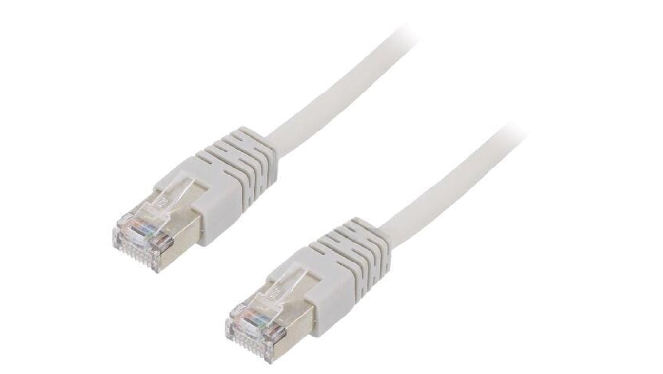 Patch cord F/UTP, Cat 5e, RJ45 wtyk z obu stron, linka, CCA, 7,5m PP22-7.5M