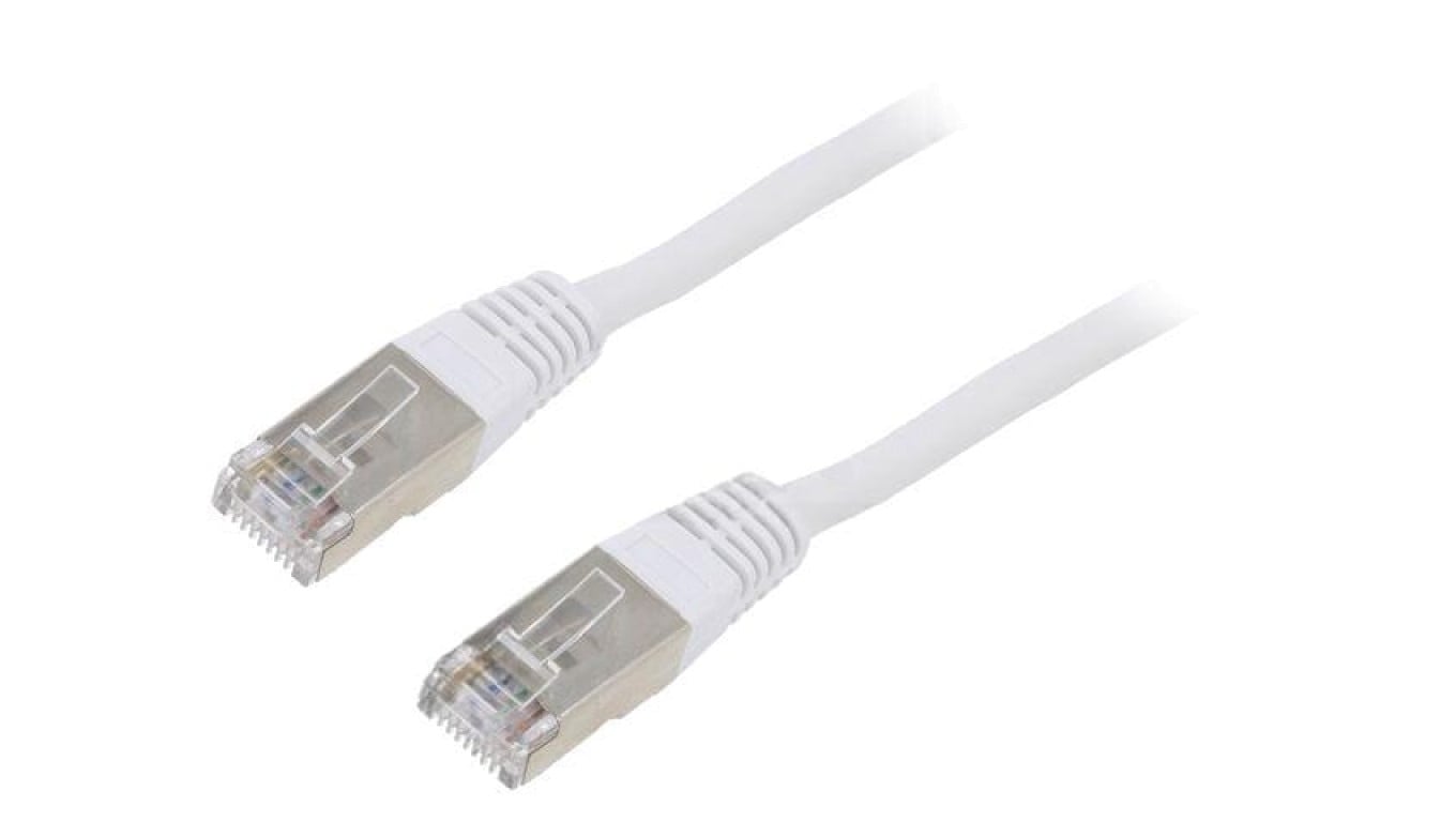 Patch cord F/UTP, Cat 6, wtyk RJ45 z obu stron, linka, CCA, 20m PPB6-20M