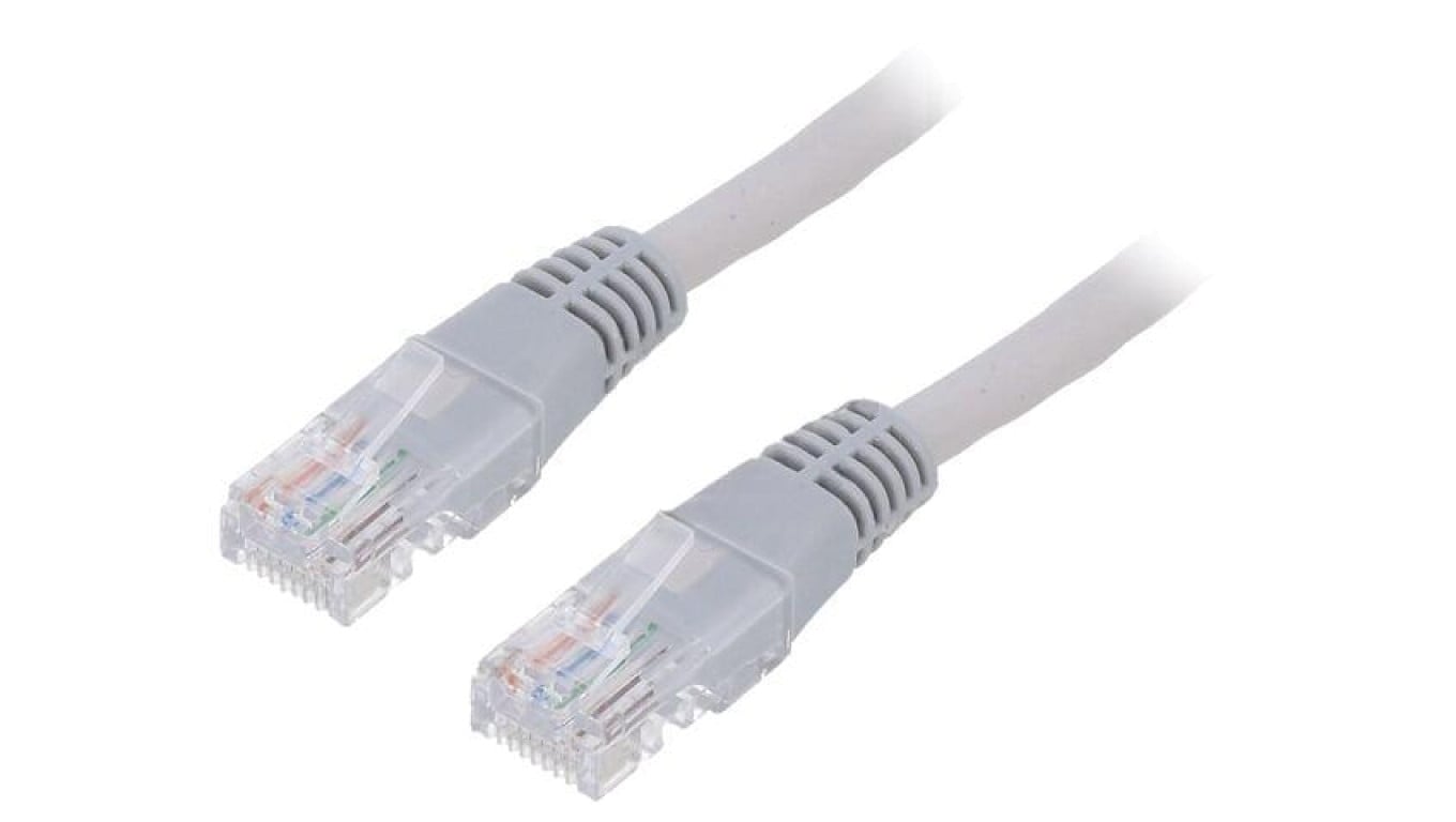 Patch cord U/UTP, Cat 5e, RJ45 wtyk z obu stron, linka, CCA, 3m PP12-3M