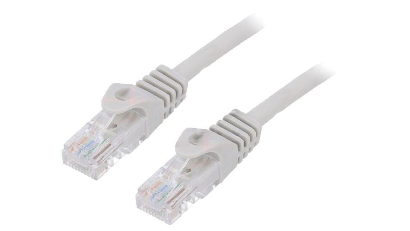 Patch cord U/UTP, Cat 6, RJ45 wtyk z obu stron, linka, CCA, 3m PP6U-3M