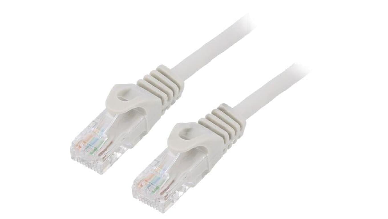 Patch cord U/UTP, Cat 6, RJ45 wtyk z obu stron, linka, CCA, 5m PP6U-5M