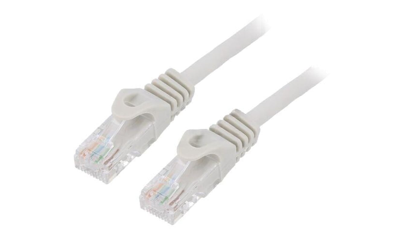 Patch cord U/UTP, Cat 6, RJ45 wtyk z obu stron, linka, CCA, 5m PP6U-5M