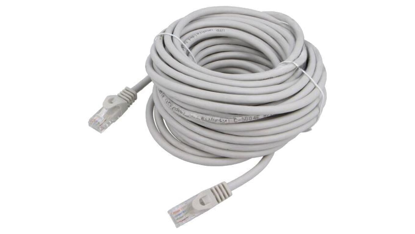Patch cord U/UTP, Cat 6, wtyk RJ45 z obu stron, linka, Cu, 7,5m PP6U-CU-7.5M