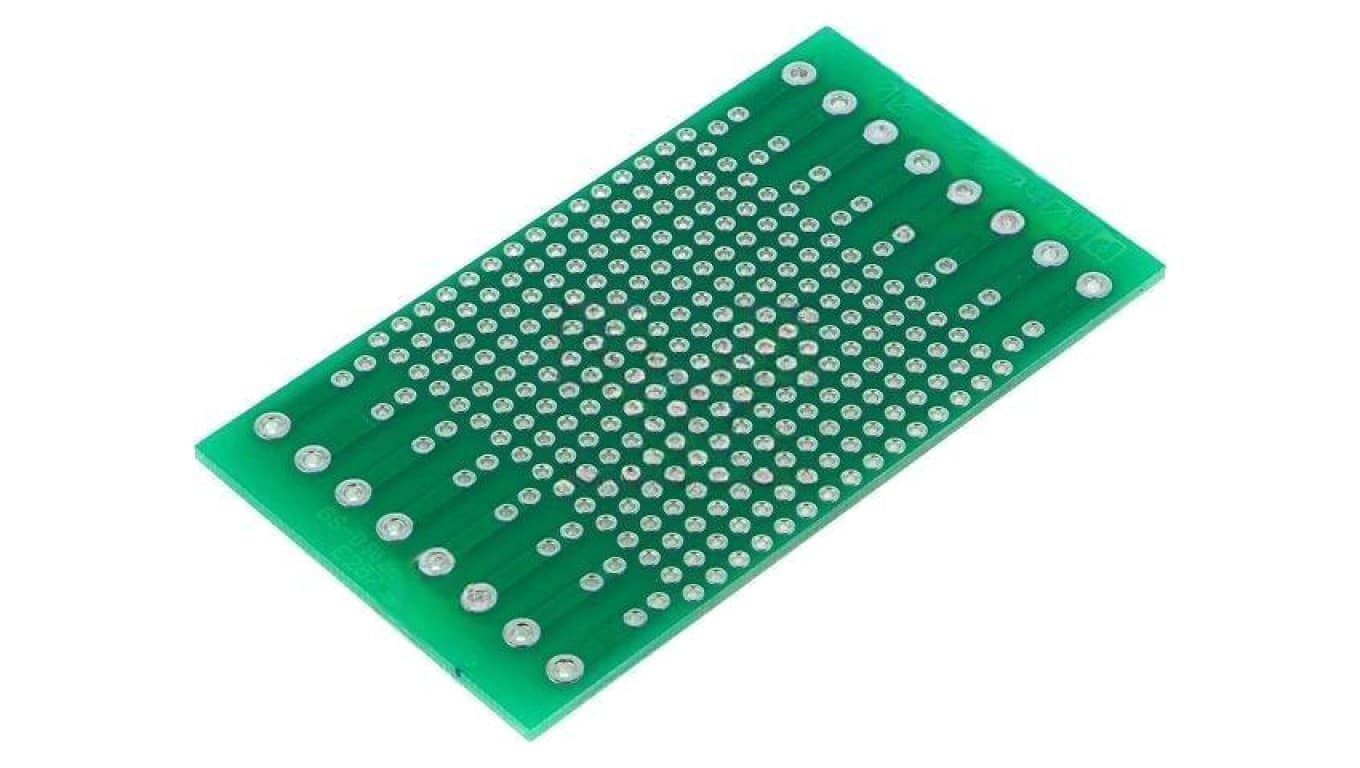 Płytka prototypowa EH 45 FLAT zielony UL94V-0 FR 4-21 EH 45F/16 DEV-PCB