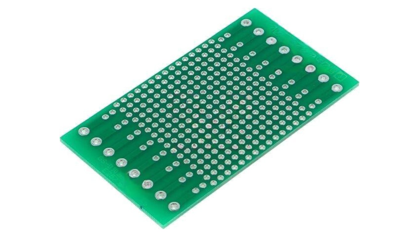 Płytka prototypowa EH 45 FLAT zielony UL94V-0 FR 4-21 EH 45F/16 DEV-PCB