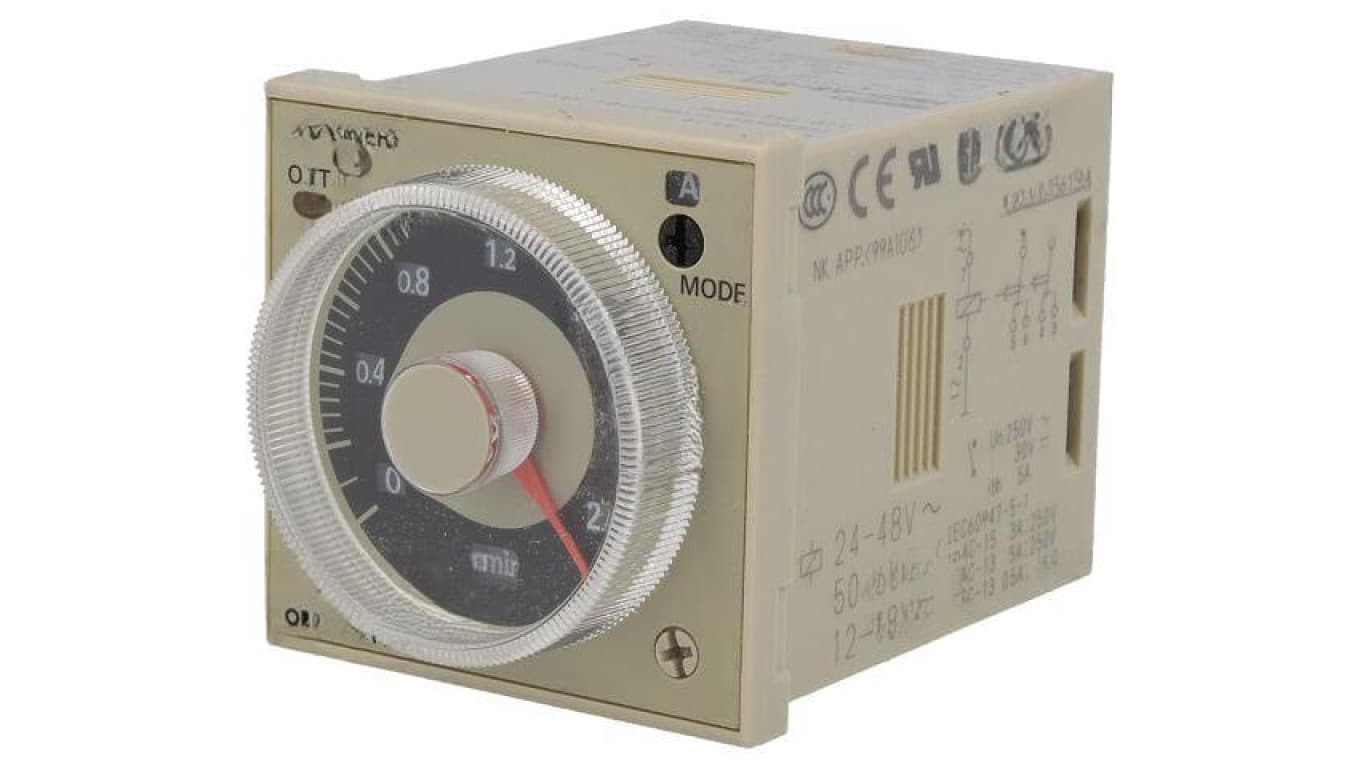 Przekaźnik czasowy 0,1s÷600h DPDT 250VAC/5A Uzas: 24÷48VAC H3CR-A8-301 24-48AC/12-48DC