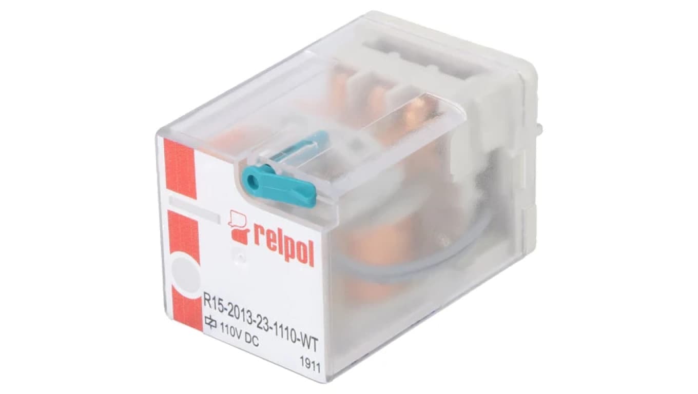 Przekaźnik: elektromagnetyczny 3PDT Ucewki: 110VDC 10A/250VAC R15-2013-23-1110-WT
