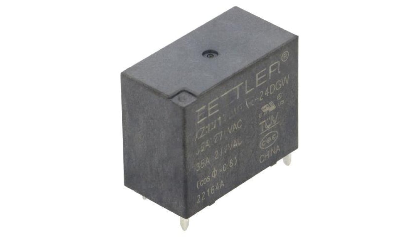 Przekaźnik elektromagnetyczny mocy, SPST-NO, Ucewki: 24VDC, Iwyj: 35A, na PCB AZSR131-1AE-24DGW