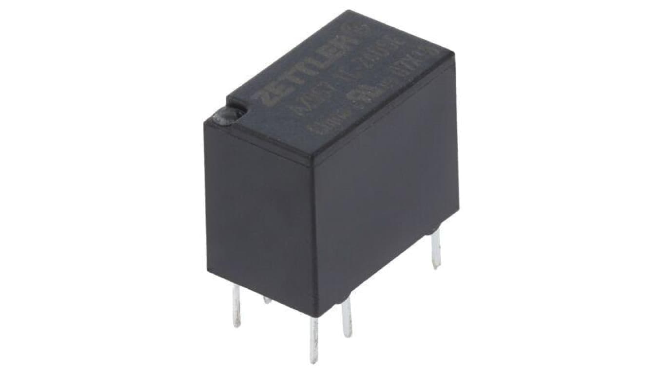 Przekaźnik elektromagnetyczny, SPDT, Ucewki: 24VDC, Iwyj: 2A, na PCB AZ957-1C-24DSE