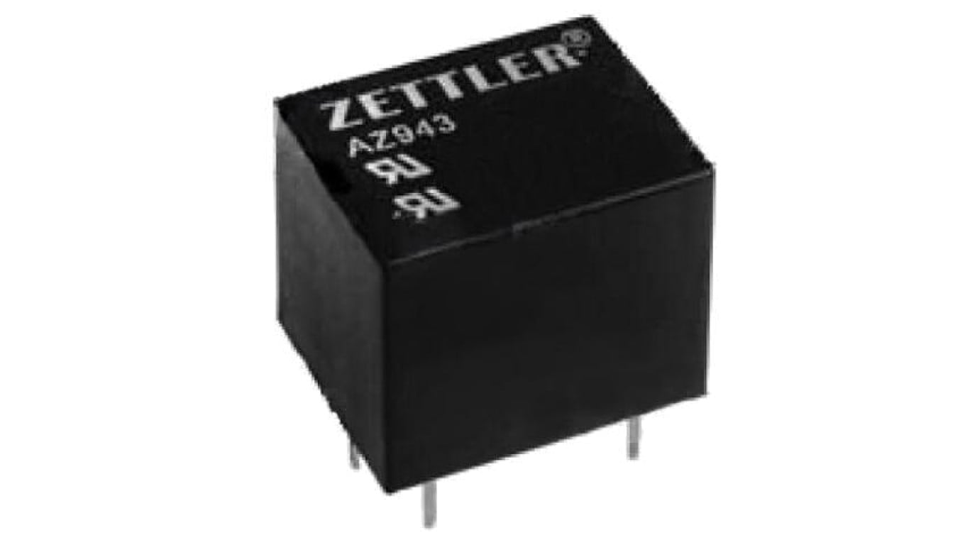 Przekaźnik elektromagnetyczny, SPDT, Ucewki: 5VDC, Iwyj: 15A, na PCB AZ943-1CH-5DE