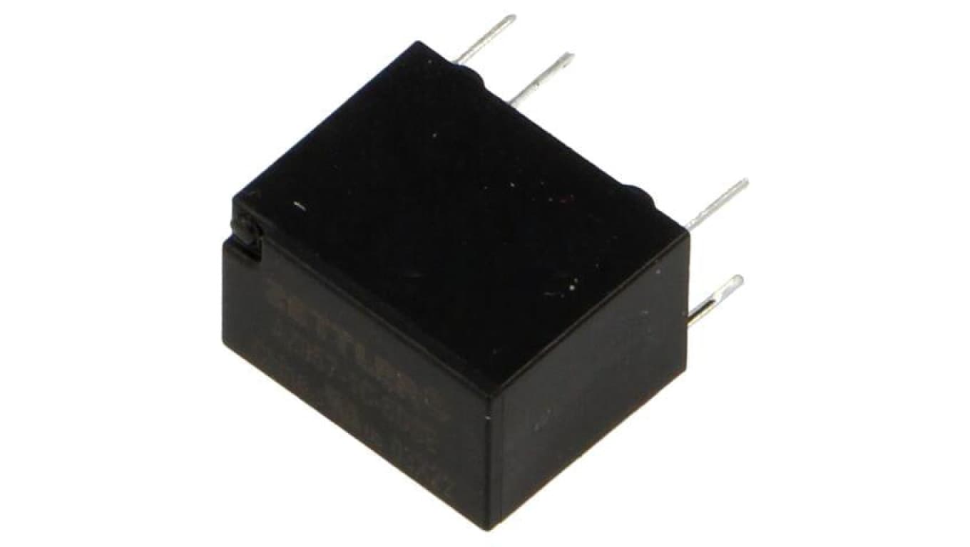 Przekaźnik elektromagnetyczny, SPDT, Ucewki: 5VDC, Iwyj: 2A, na PCB AZ957-1C-5DSE