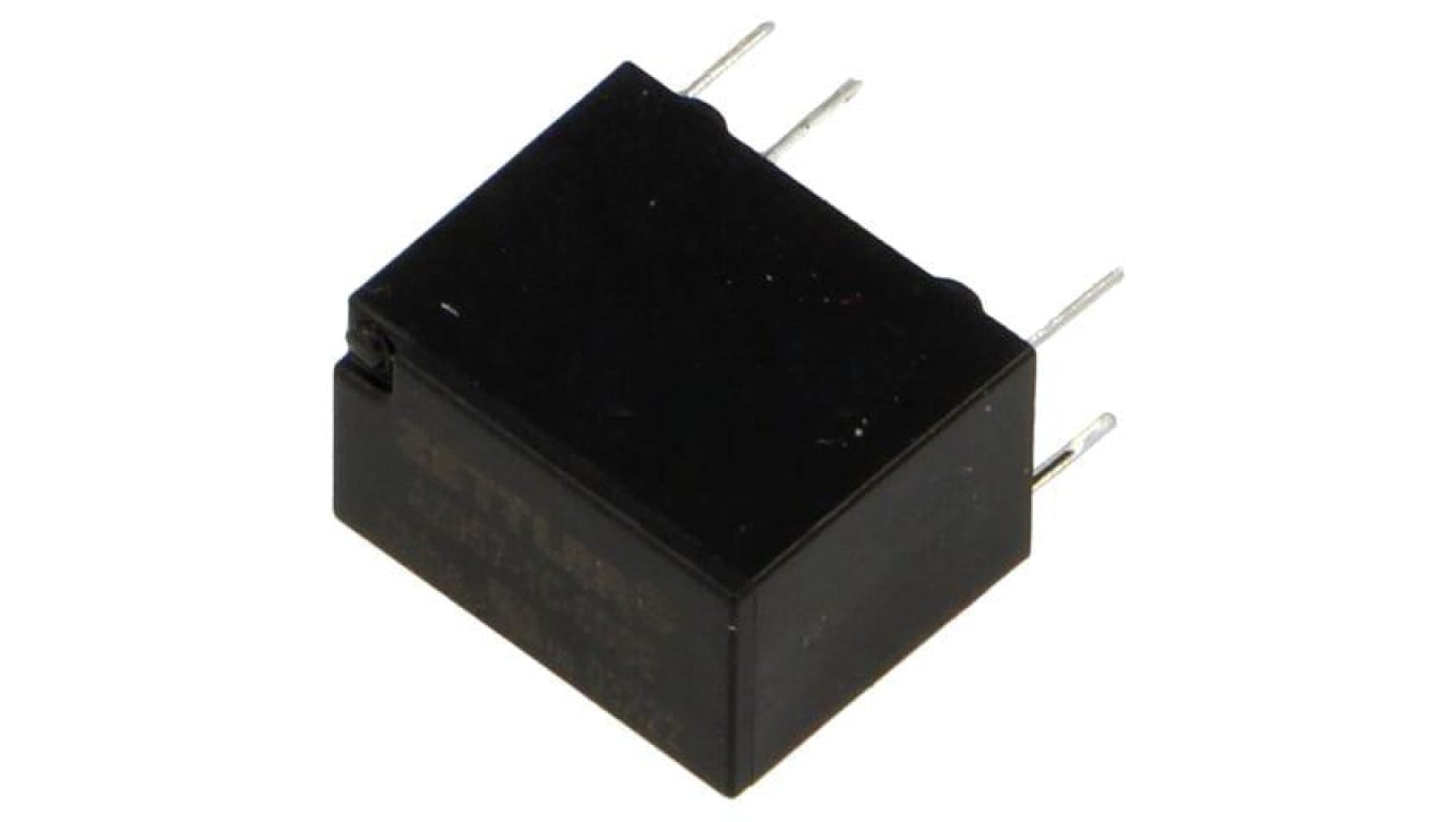 Przekaźnik elektromagnetyczny, SPDT, Ucewki: 5VDC, Iwyj: 2A, na PCB AZ957-1C-5DSE