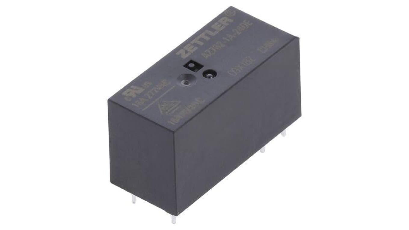 Przekaźnik elektromagnetyczny, SPST-NO, Ucewki: 24VDC, Iwyj: 16A, na PCB AZ762-1A-24DE