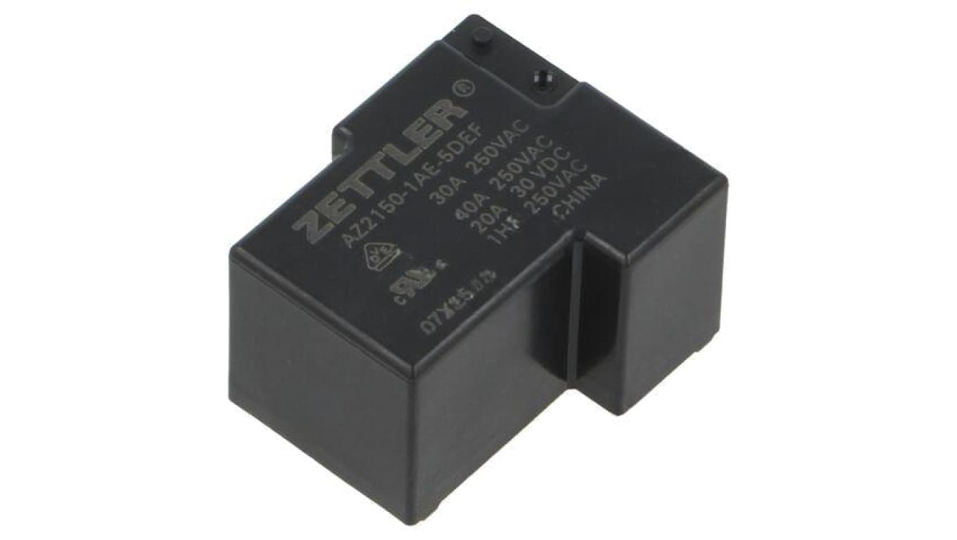 Przekaźnik elektromagnetyczny, SPST-NO, Ucewki: 5VDC, Iwyj: 40A, na PCB AZ2150-1AE-5DEF