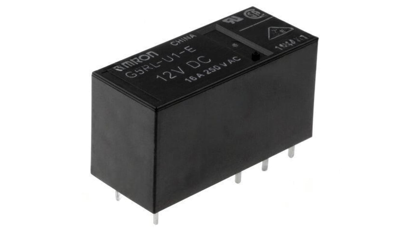 Przekaźnik elektromagnetyczny, bistabilny, miniaturowy, z konfiguracją styków SPST, max. 24VDC, max. 250VAC, G5RL-U1A-E-5DC