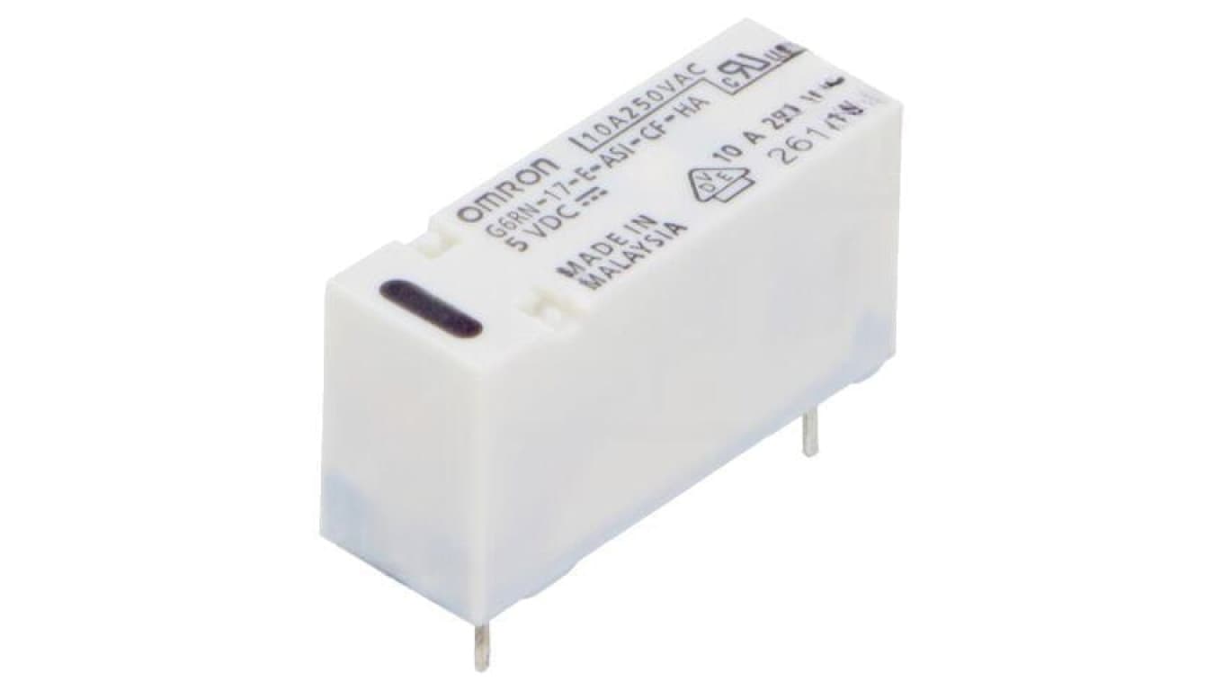 Przekaźnik elektromagnetyczny, miniaturowy, z konfiguracją styków SPDT, max. 30VDC, max. 250VAC, G6RN-17-E-ASI-CF-HA 5DC
