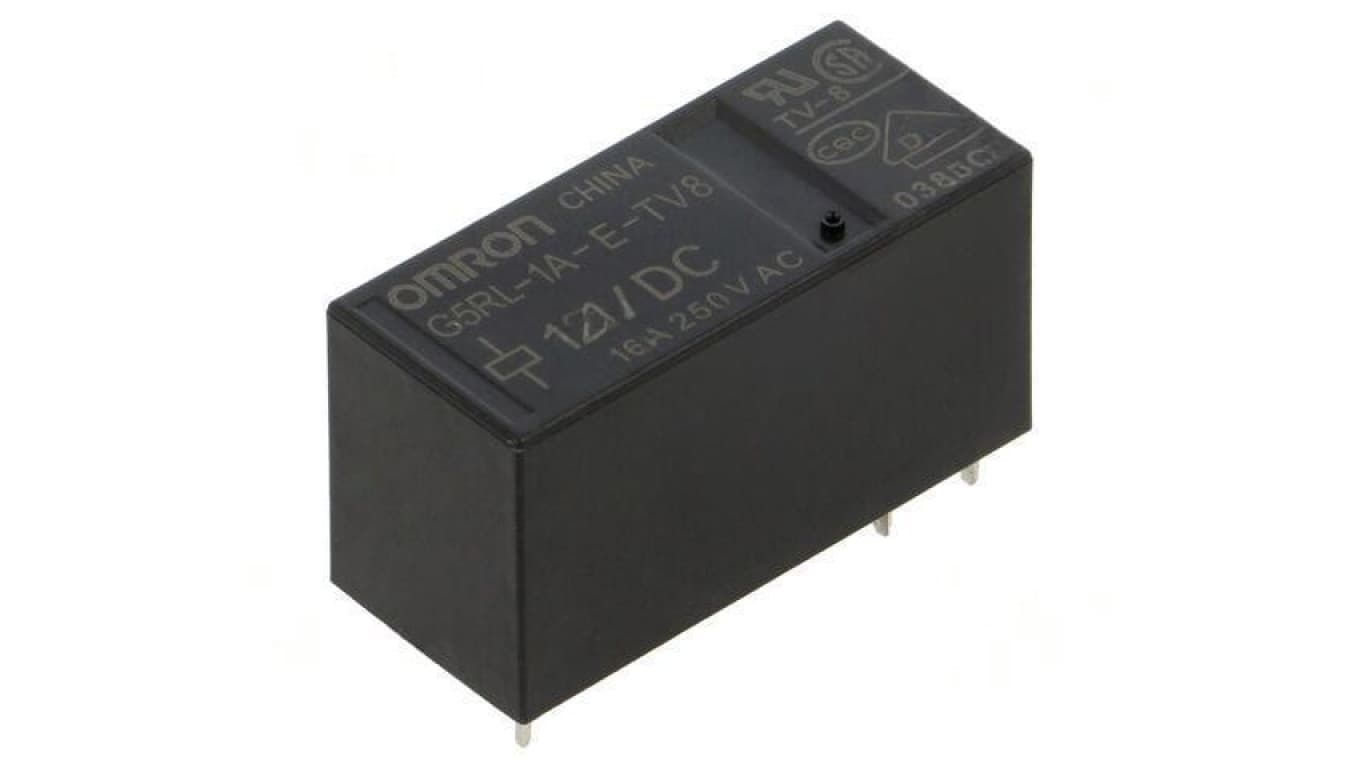 Przekaźnik elektromagnetyczny, miniaturowy, z konfiguracją styków SPST-NO, max. 24VDC, max. 250VAC, G5RL-1A-E-TV8 DC12