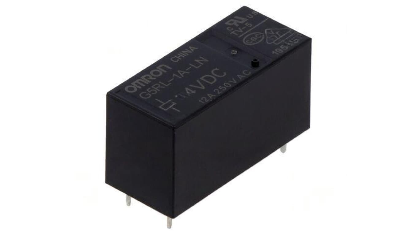 Przekaźnik elektromagnetyczny, miniaturowy, z konfiguracją styków SPST-NO, max. 24VDC, max. 250VAC, G5RL-1A-LN DC24