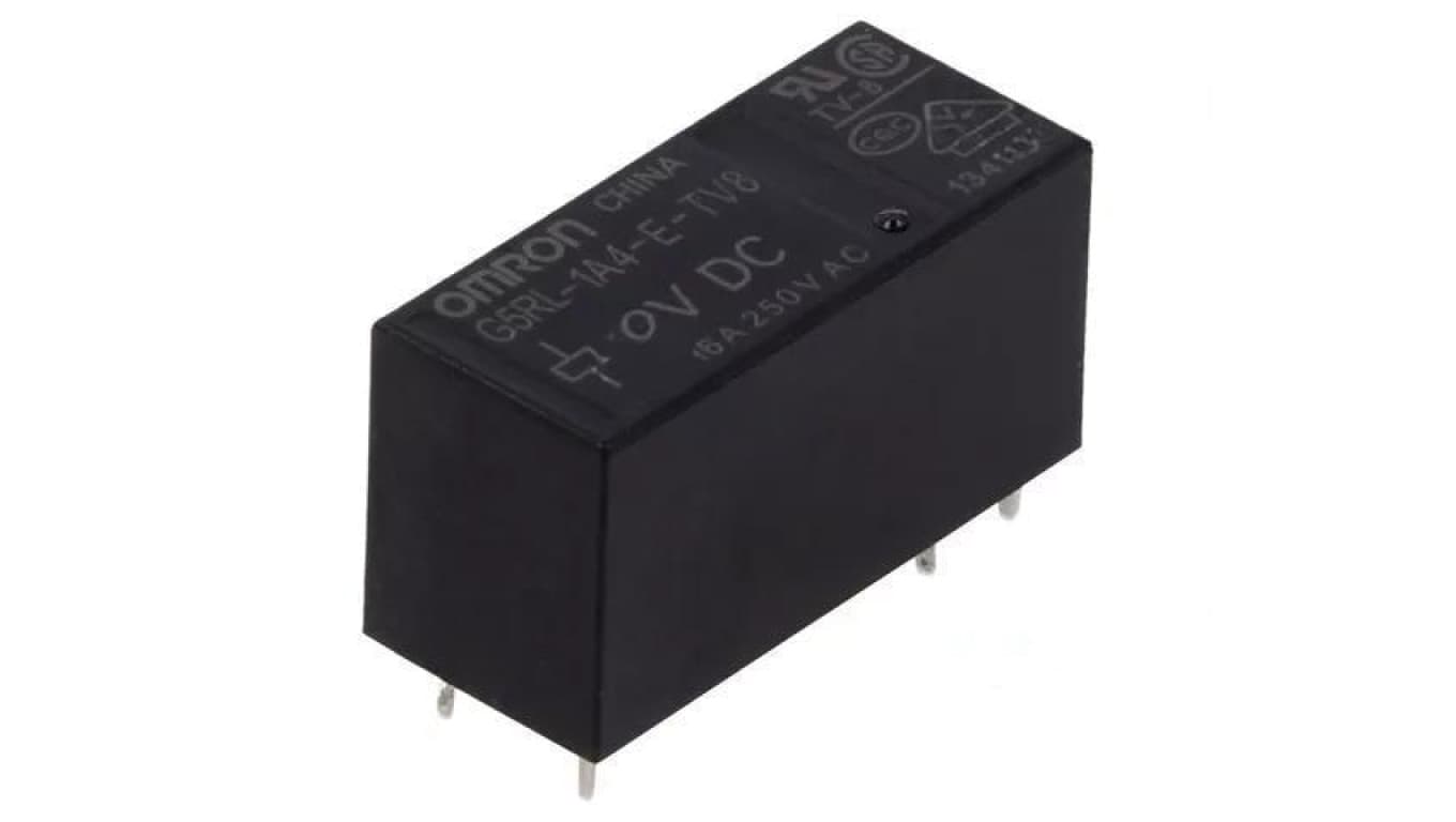 Przekaźnik elektromagnetyczny, miniaturowy, z konfiguracją styków SPST-NO, max. 24VDC, max. 250VAC, G5RL-1A4-E-TV8 DC12