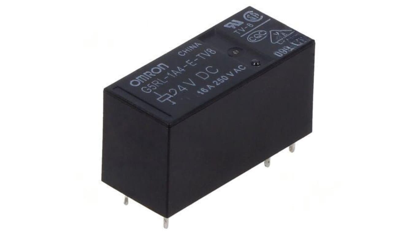 Przekaźnik elektromagnetyczny, miniaturowy, z konfiguracją styków SPST-NO, max. 24VDC, max. 250VAC, G5RL-1A4-E-TV8 DC24