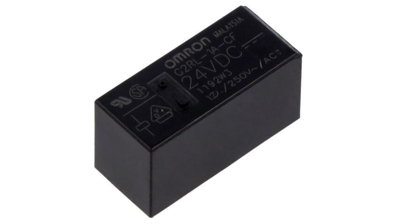 Przekaźnik elektromagnetyczny, miniaturowy, z konfiguracją styków SPST-NO, max. 300VDC, max. 440VAC, G2RL-1A-CF-DC24
