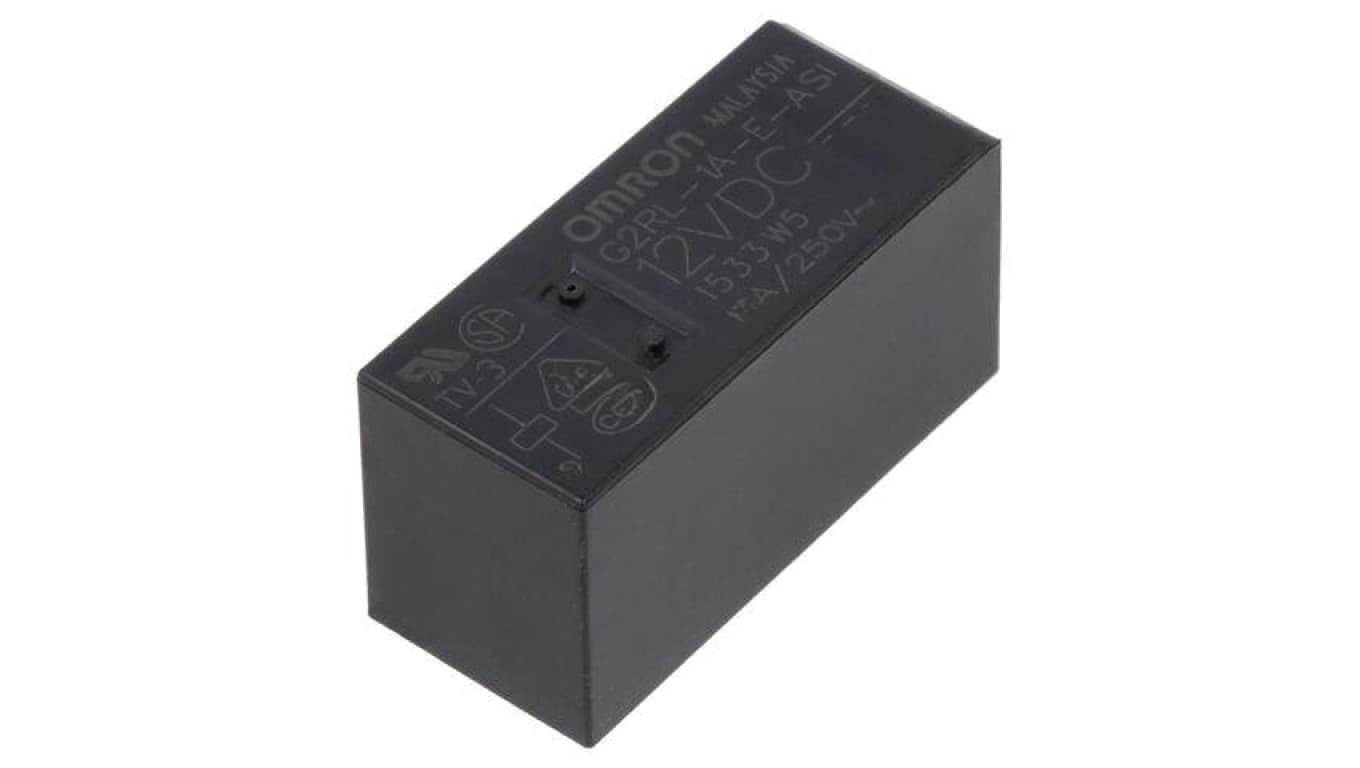 Przekaźnik elektromagnetyczny, miniaturowy, z konfiguracją styków SPST-NO, max. 300VDC, max. 440VAC, G2RL-1A-E-ASI DC12