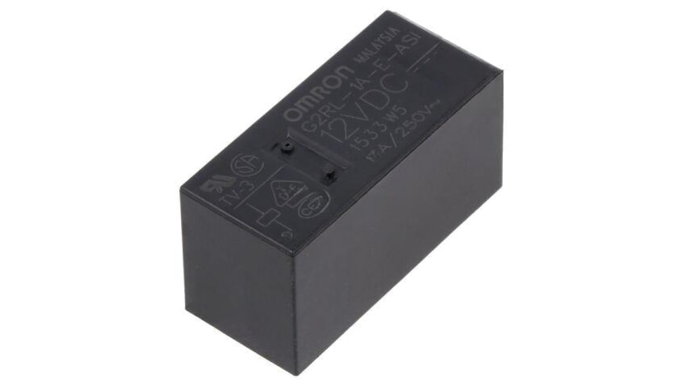 Przekaźnik elektromagnetyczny, miniaturowy, z konfiguracją styków SPST-NO, max. 300VDC, max. 440VAC, G2RL-1A-E-ASI DC12
