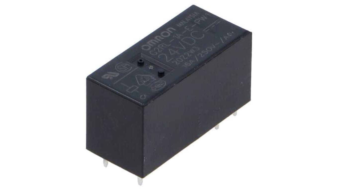 Przekaźnik elektromagnetyczny, miniaturowy, z konfiguracją styków SPST-NO, max. 300VDC, max. 440VAC, G2RL-1A-E-PW1-DC24