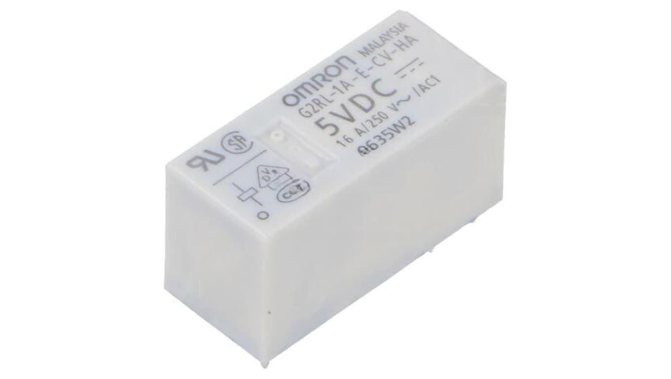 Przekaźnik elektromagnetyczny, miniaturowy, z konfiguracją styków SPST-NO, max. 300VDC, max. 440VAC, G2RL1AECVHADC5