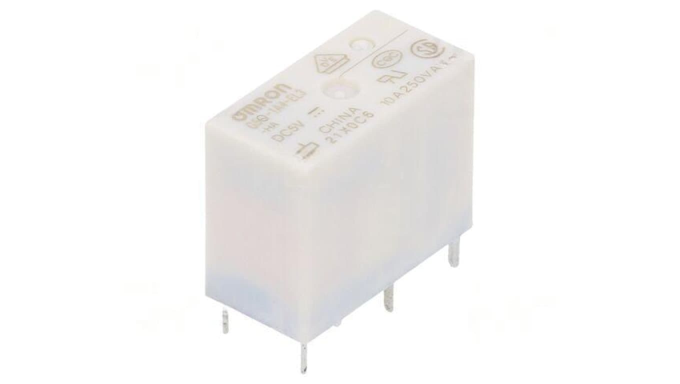 Przekaźnik elektromagnetyczny, miniaturowy, z konfiguracją styków SPST-NO, max. 30VDC, max. 277VAC, G5Q-1A4-EL3-HA DC5