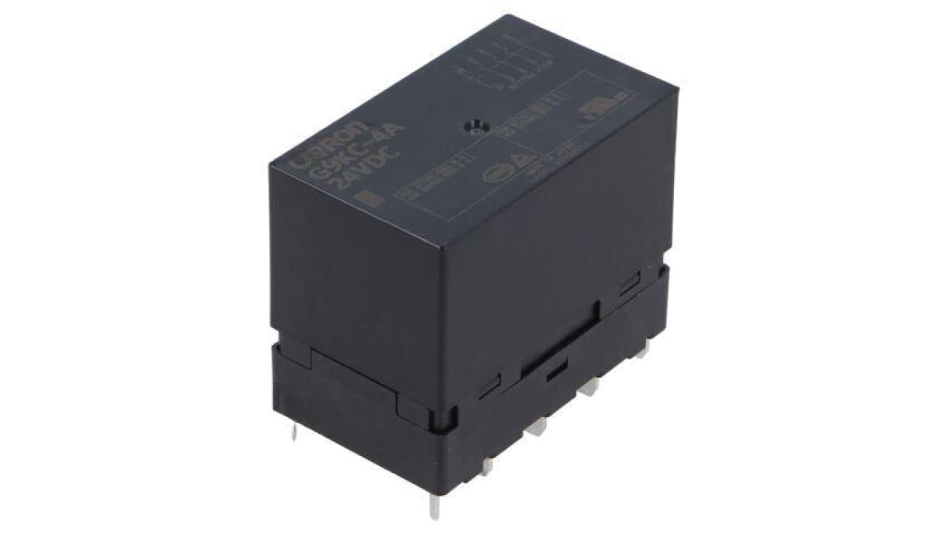 Przekaźnik elektromagnetyczny, mocy, z konfiguracją styków 4PST-NO, max. 480VAC, G9KC-4A DC24