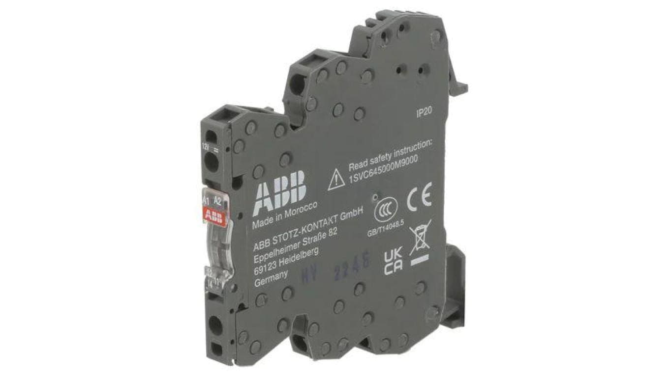 Przekaźnik: interfejsowy SPDT Ucewki : 12VDC 6A 6A/250VAC 1SNA645075R0000
