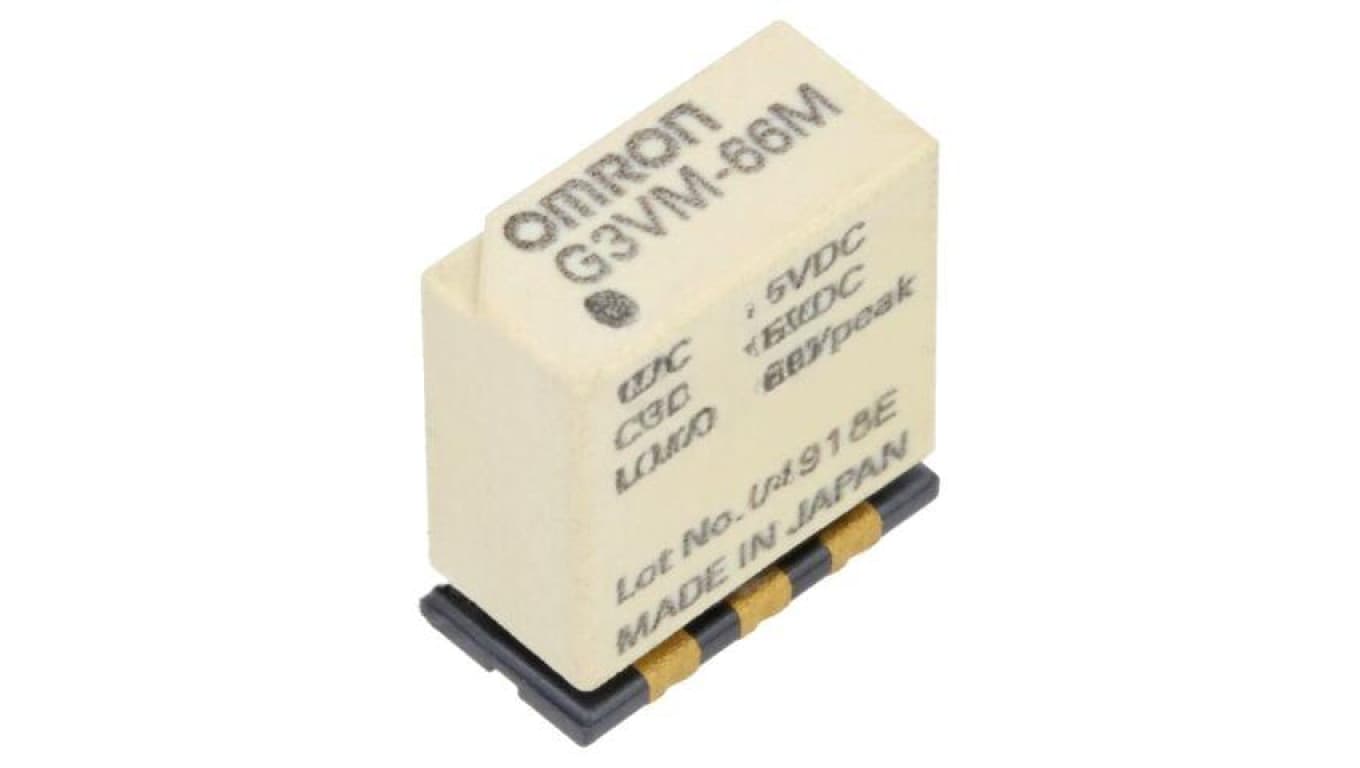 Przekaźnik półprzewodnikowy, 1-fazowy, MOSFET, z konfiguracją styków SPDT, max. 0,5A, max. 60VAC, max. 60VDC, G3VM66M