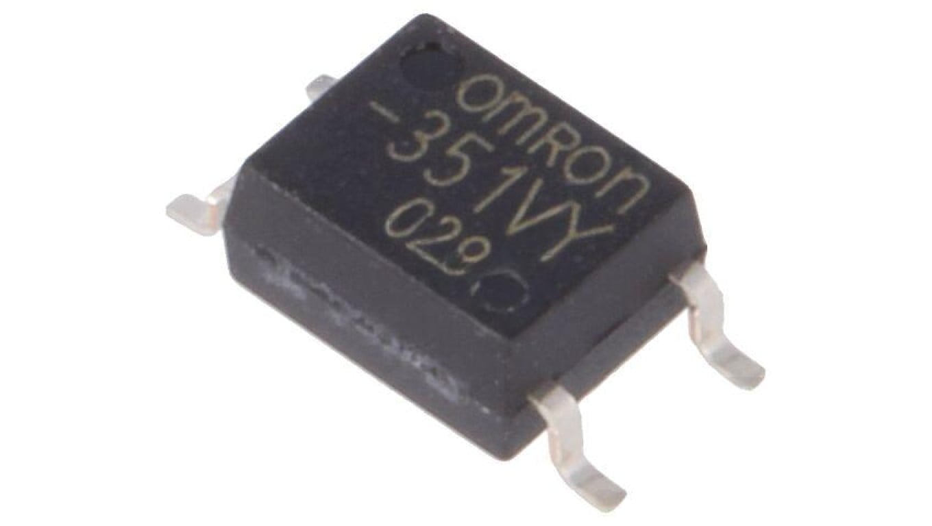 Przekaźnik półprzewodnikowy, 1-fazowy, MOSFET, z konfiguracją styków SPST-NO, max. 0,11A, max. 350VAC, max. 350VDC, G3VM-351VY