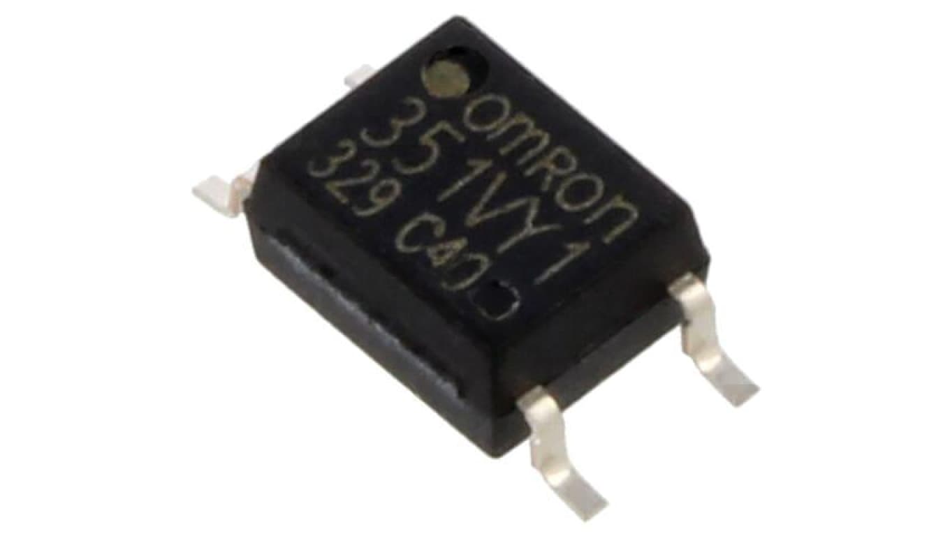Przekaźnik półprzewodnikowy, 1-fazowy, MOSFET, z konfiguracją styków SPST-NO, max. 0,11A, max. 350VAC, max. 350VDC, G3VM-351VY1