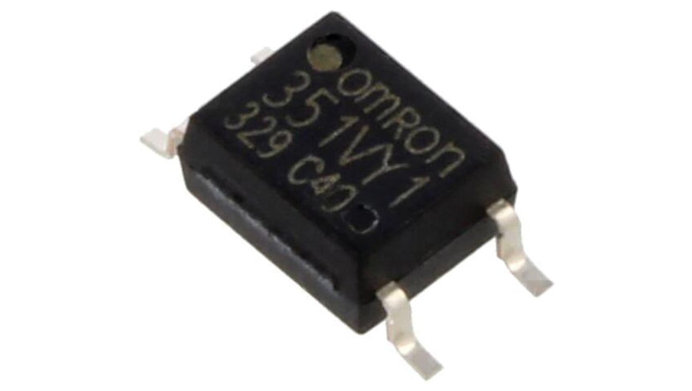 Przekaźnik półprzewodnikowy, 1-fazowy, MOSFET, z konfiguracją styków SPST-NO, max. 0,11A, max. 350VAC, max. 350VDC, G3VM-351VY1