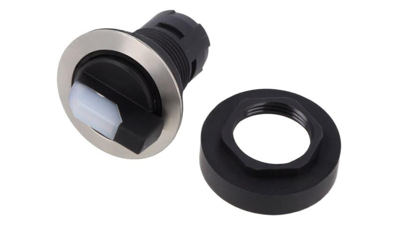 Przełącznik obrotowy zależny od oprawy Ilość Pozycji Stabilnych: 2 IP65 22mm RRJVAWAL_KL